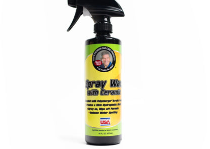 Spray Wax with Ceramic - Hydrophobic Shield for All Surfaces - Made In USA